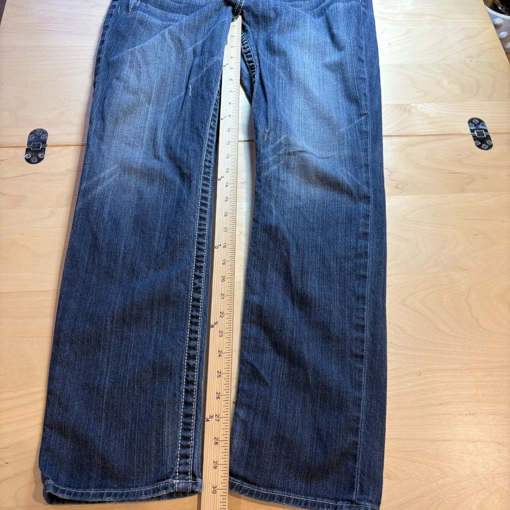 Big Star Women 33R Blue Jeans Maddie Mid Rise Y2K Denim Lycra - Picture 12 of 16